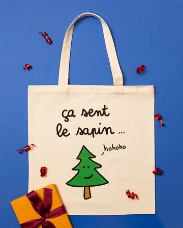 Totebag Ca sent le sapin 🎄