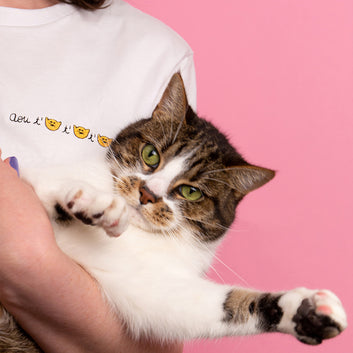 T-shirt Aou t'chat t'chat t'chat
